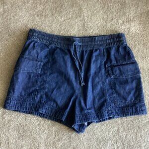 Stylish Women's Navy Cargo Shorts